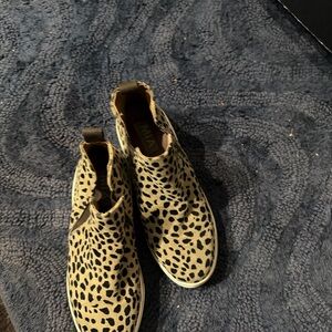 Animal Print Ankle Boots